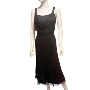 Jacques Vert Beaded Gown - 8